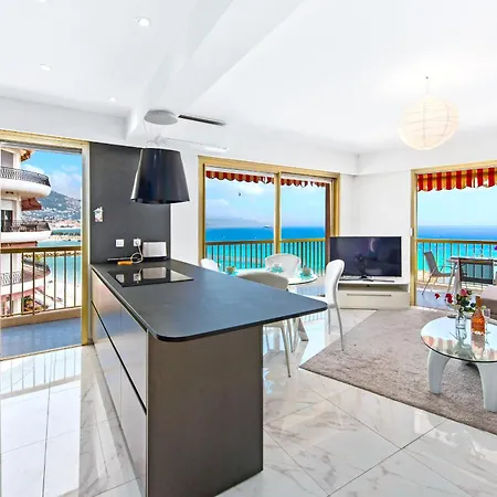 Superbe 3 Pieces Vue Mer, Climatisation, Balcon Apartmán Roquebrune-Cap-Martin