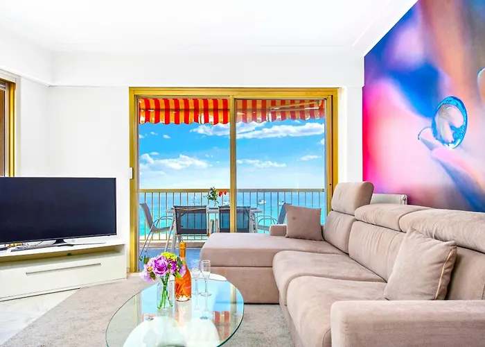 Superbe 3 Pieces Vue Mer, Climatisation, Balcon شقة *