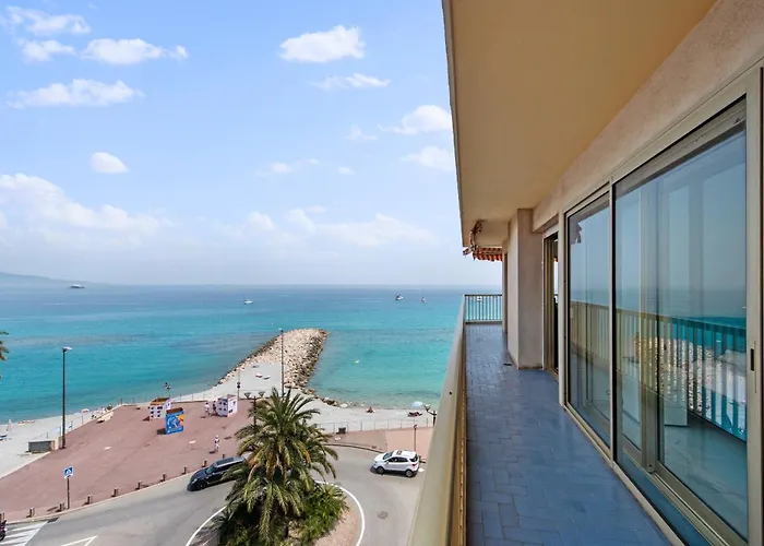 Superbe 3 Pieces Vue Mer, Climatisation, Balcon روكوبرُن كاب مارتي